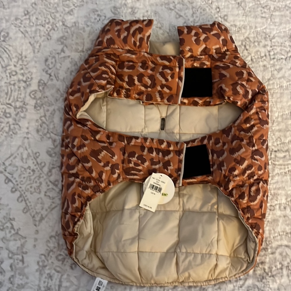 BNWT Reversible Dog parka